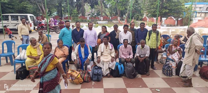 ।। କୋରାପୁଟ ଜିଲ୍ଲା ପ୍ରଶାସନ ଦ୍ୱାରା ୨୦୦ ଜଣ ବରିଷ୍ଠ ନାଗରିକଙ୍କୁ ତୀର୍ଥ ଭ୍ରମଣ ।।
