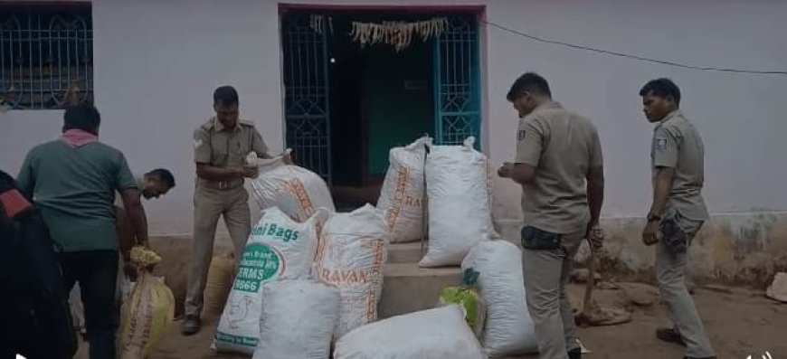 ।। ୭୬୨ କିଲୋଗ୍ରାମ ଗଞ୍ଜେଇ ଜବତ, ଅଭିଯୁକ୍ତ ଫେରାର ନନ୍ଦପୁର (ଖିଲପୁଟ) ।।