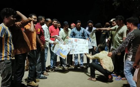 ।। ପ୍ରକାଶିତ ଖବରର ପ୍ରତିବାଦ କରି"ସକାଳ" ଖବର କାଗଜକୁ ନିଆଁ ଲଗାଇ ପୋଡିଲେ ।।