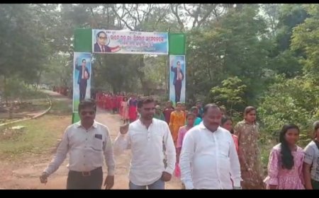 ।। Dr-B.R.Ambedkar 132nd  Jayanti Celebrations At Nandapur ।।