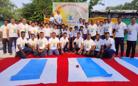 ।। ବାଲିଗୁଡାରେ ୧୨୭ ସିଆରପିଏଫ ବାଟାଲିୟନ ତରଫରୁ ନବମ ଆନ୍ତର୍ଜାତୀୟ ଯୋଗ ଦିବସ ପାଳିତ ।।