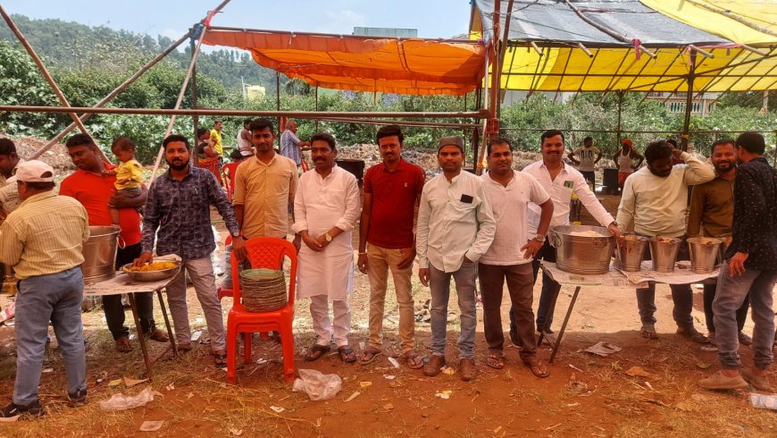 ।। Prasad Sevan program hold at Agni Gangamma Temple semiliguda ।।