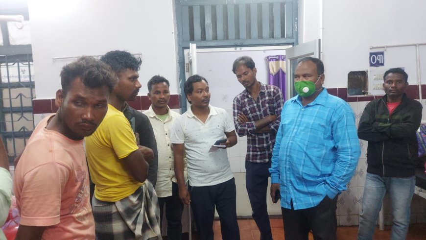 ।। MLA Pitam Padhi visiting to hospital and asking about patient condition ।।
