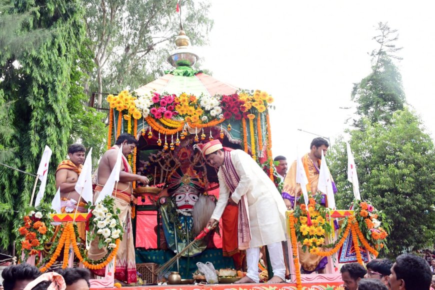 ।। ବାଲିଗୁଡାରେ ରଥଯାତ୍ରା ପାଳିତ : ୧୦ ହଜାରରୁ ଉର୍ଦ୍ଧ ଭକ୍ତ ଙ୍କ ସମାଗମ ।।