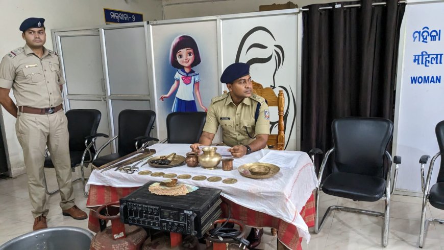ଖରିଆର ରୋଡ ଜୋଂକ ଥାନା ଅଞ୍ଚଳରେ ଚୋରି ଘଟଣା 4 ଅଭିଯୁକ୍ତ ଗିରଫ