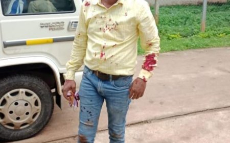 ।। ଦୁର୍ବୃତ୍ତଙ୍କ ଆକ୍ରମଣରେ ଖଜୁରୀପଡ଼ା ଯନ୍ତ୍ରୀ ଗୁରୁତର ଆହତ ।।