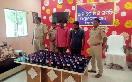 ।। କବ ସିରପ ଜବତ, ଦୁଇ କୋର୍ଟ ଚାଲାଣ: ଖପ୍ରାଖୋଲ ପୋଲିସ କୁ ବଡ଼ ସଫଳତା ।।