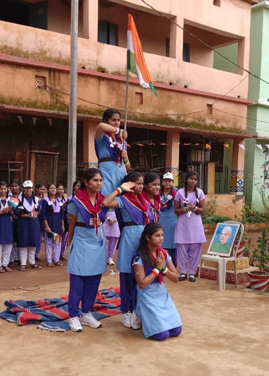 ।। ସ୍ଲୁଗ 77ତମ ସ୍ୱାଧୀନତା ଦିବସ ବାଳିକା ବିଦ୍ୟାଳୟ ରେ ପାଳିତ ।।
