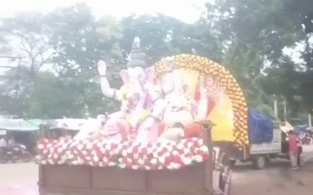 ।। ଧୁମ ଧାମରେ ବିଦା ହେଲେ ଗଜାନନ ।।