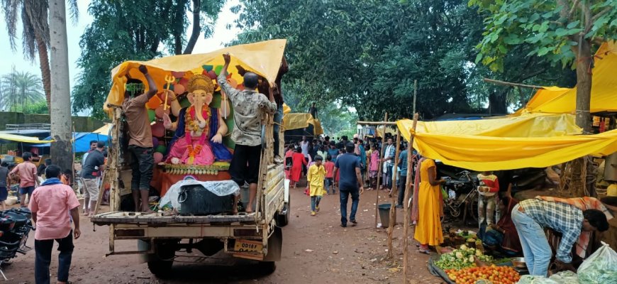 ।। ଡୁମେରପଦର ବଜାରପଡା ବିଘ୍ନ ରାଜ ବିସର୍ଜନ ।।