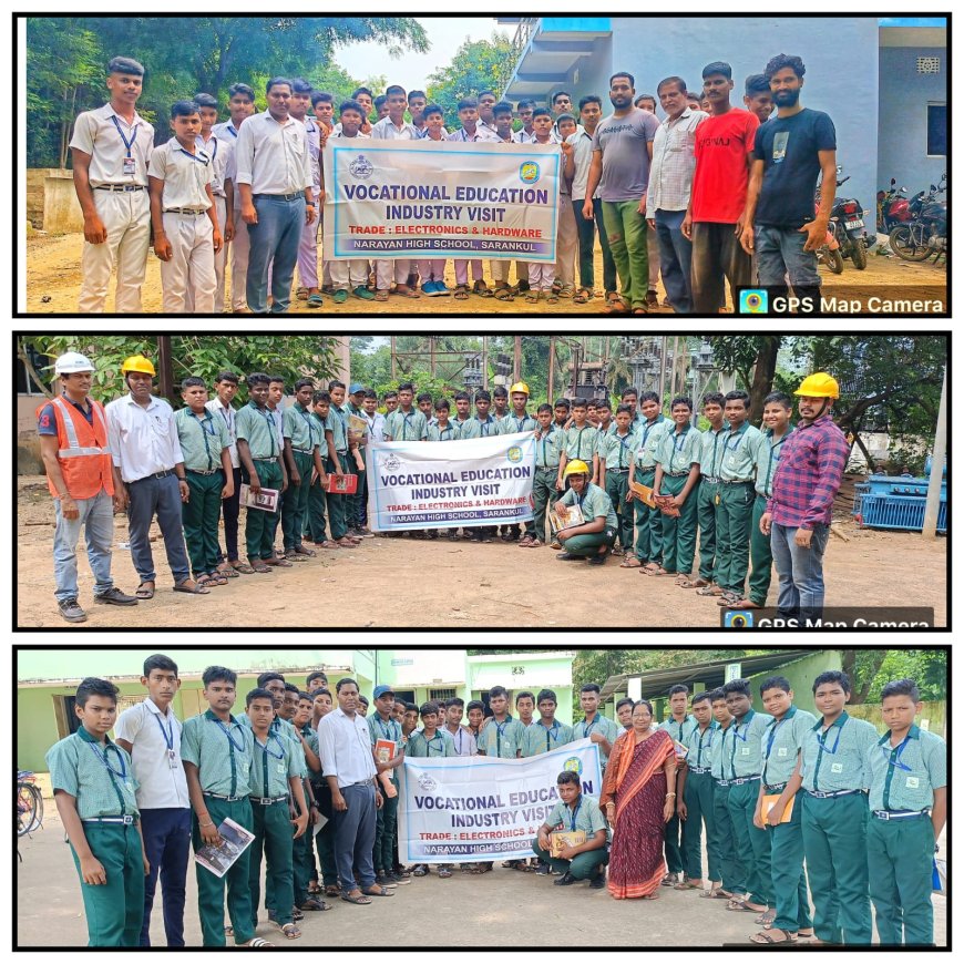 ।। ଇଲକ୍ଟ୍ରୋନିକ୍ସି ଓ ହାର୍ଡୱେର ବିଭାଗର ଛାତ୍ରଛାତ୍ରୀଙ୍କ ଶିଳ୍ପାନୁଷ୍ଠାନ ପରିଭ୍ରମଣ କାର୍ଯ୍ୟକ୍ରମ ଅନୁଷ୍ଠିତ ।।