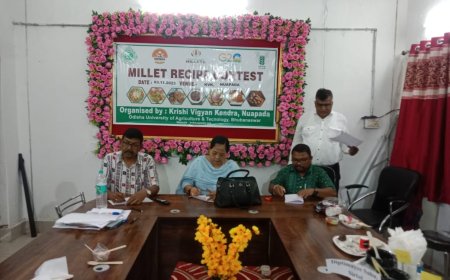।। କୃଷି ବିଜ୍ଞlନ କେନ୍ଦ୍ର ନୂଆପଡା ଠାରେ କ୍ଷୁଦ୍ର ଶଷ୍ୟର ମୂଲ୍ୟ ଯୁକ୍ତ ଖାଦ୍ୟ ପଦାର୍ଥ ପ୍ରତିଯୋଗିତା' ବା  ମିଲେଟ ରେସିପି କଣ୍ଟେଣ୍ଟ ଅନୁଷ୍ଠିତ ।।