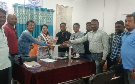 ।। ନୂତନ ତହସିଲଦାରଙ୍କୁ ସସ୍ୱାଗତ ଜଣାଇଲେ ମୁନିଗୁଡ଼ା ବିକାଶ ପରିଷଦ ।।