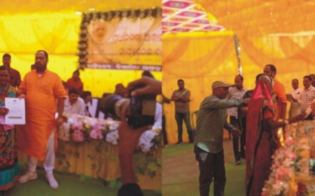 ଖରିଆର ରୋଡ ପୌର ପରିଷଦ ପରିସରରେ ପ୍ରଧାନ ମନ୍ତ୍ରୀ ଆବାସ ଯୋଜନାର  କାର୍ଯ୍ୟାଦେଶ ବଣ୍ଟନ ଅନୁଷ୍ଠିତ  l