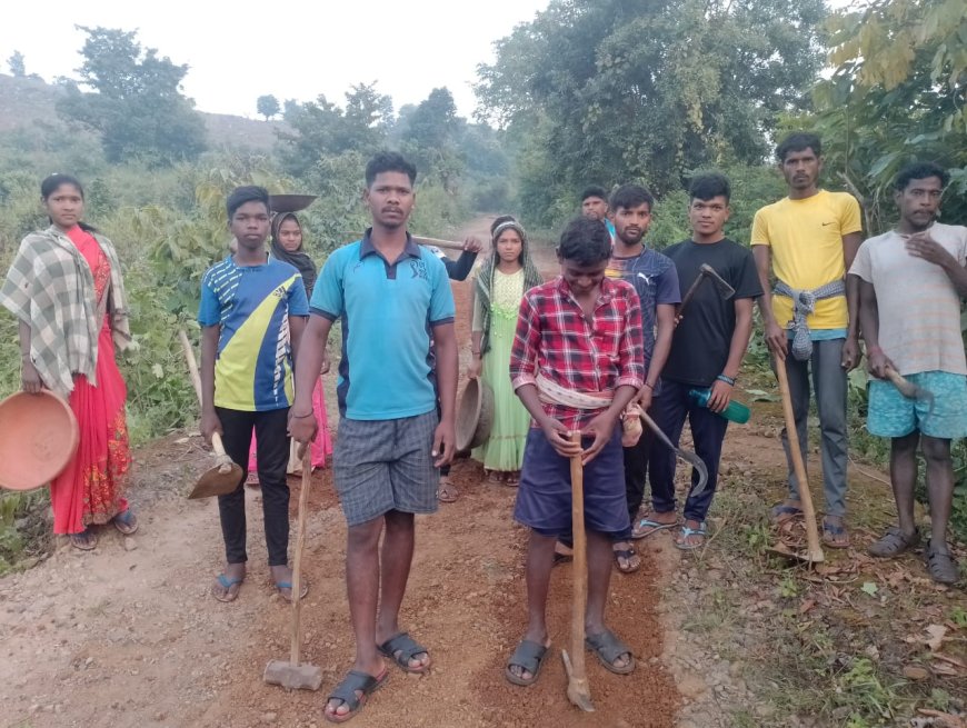 ।। ଶୁକସାନ ର ଯୁବକ ଯୁବତୀ ମିଶି ଶ୍ରମଦାନ କରି ରାସ୍ତା କଲେ ମରାମତି ।।