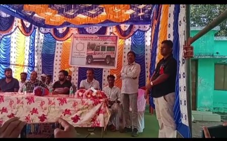 ।। ସାଇସୁରୁଣୀ ପ୍ରାଥମିକ ଚିକିତ୍ସାଳୟକୁ ମୈତ୍ରୀ ଇଂଫ୍ରା ପ୍ରାଇଭେଟ ଲିଃ ପକ୍ଷରୁ ଏକ ନୂଆଁ ଆମ୍ବୁଲାନ୍ସ ଗାଡି ପ୍ରଦାନ ।।