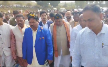 ।। ରାୟଗଡା ଜିଲ୍ଲା କାଶୀପୁର ଗସ୍ତରେ କେନ୍ଦ୍ରୀୟ ମନ୍ତ୍ରୀ ଶ୍ରୀ ବିଶେଶ୍ୱର ଟୁଡୁ ।।