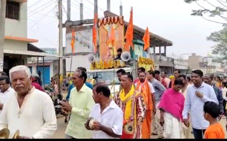 ।। ରାମ ଲାଳାଙ୍କ ମନ୍ଦିର ଓ ପ୍ରତିମୂର୍ତ୍ତୀ ପ୍ରାଣ ପ୍ରତିଷ୍ଠା ଉତ୍ସବ ରେ ଉତ୍ସବ ମୁଖର ବିଷମକଟକ ସହର l।