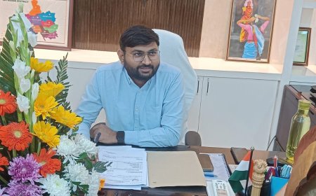 ।। ନୂତନ ଜିଲ୍ଲାପାଳ ଭାବେ ମନୋଜ ସତ୍ୟବାନ ମହାଜନଙ୍କ  ଯୋଗଦାନ ।।