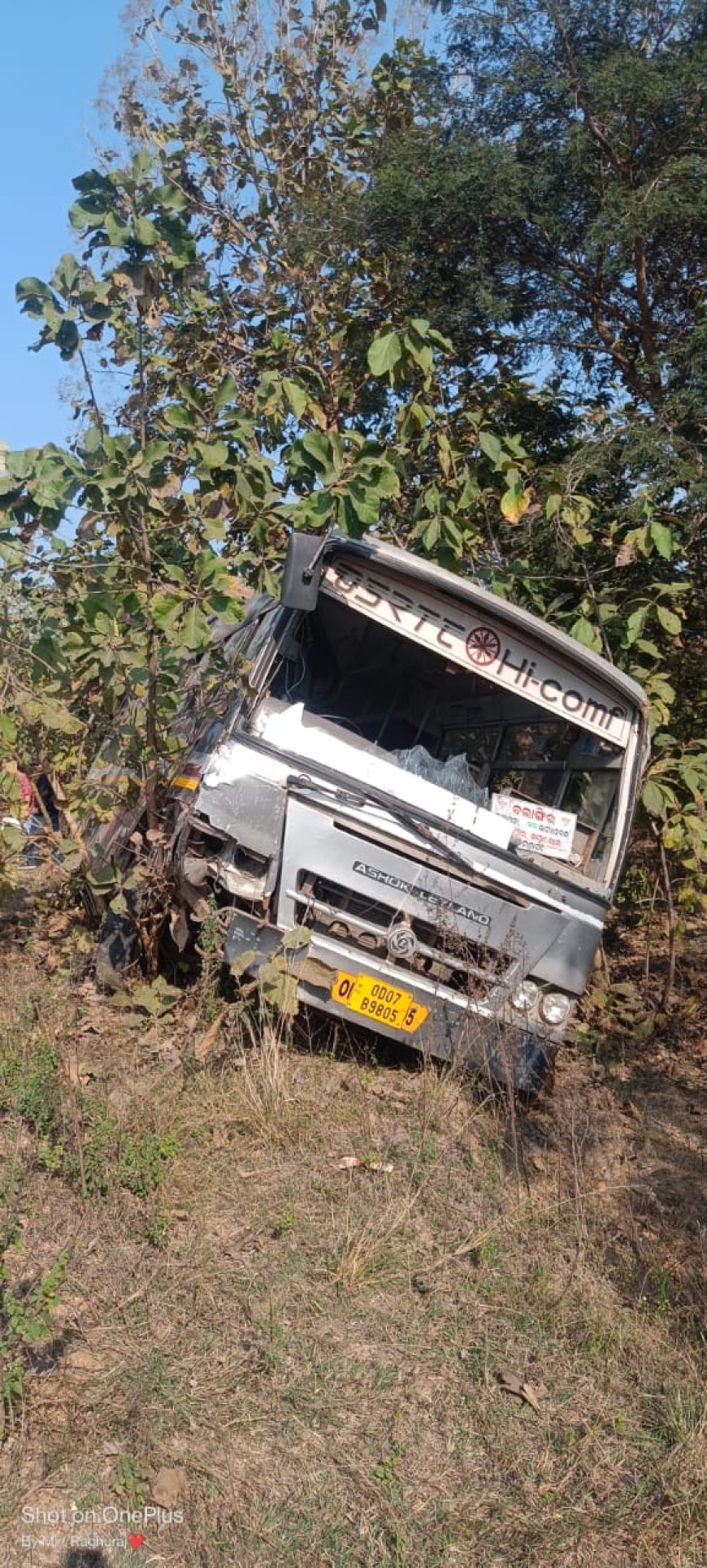 ।। ଜାତୀୟ ରାଜପଥରେ ପୁଣି ଅଘଟଣ, ସରକାରୀ ବସ ଓ ସ୍କୋର୍ପିଓ ମୁହାଁମୁହିଁ ଧକ୍କା ।।
