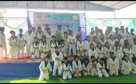 ।। ଜୟପାଟଣା ଠାରେ ବି ଷ୍ଟ୍ରଙ୍ଗ ଡ୍ଯାନ୍ସ ଏଣ୍ଡ ଫିଟନେସ ଏକାଡେମୀ ଆନୁକୁଲ୍ୟରେ ତାଇକୋଣ୍ଡୋ କଳର ବେଲ୍ଟ ଟେଷ୍ଟ ଉଦଯାପିତ ।।