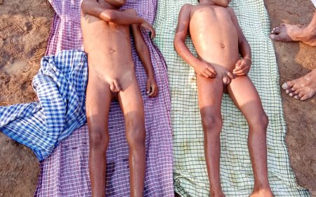 ।। ପୋଖରୀରେ ବୁଡି ଦୁଇ ନାବାଳକ ଶିଶୁ ମୃତ ।।