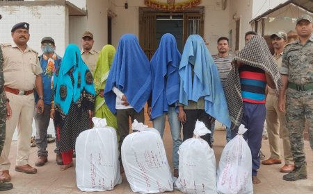 ।। ଗଞେଇ ଜବତ୍ ୨ ମହିଳା ଙ୍କ ସମେତ ୬ ଗିରଫ ।।