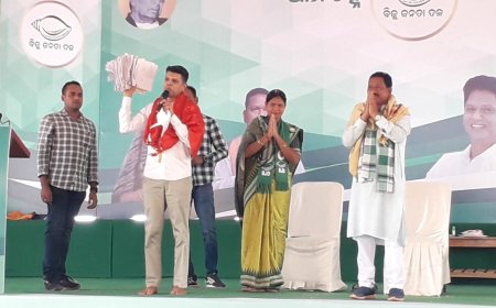 ।। 5 ଟି ଅଧକ୍ଷ ଭି କେ ପାଣ୍ଡିଆନ ପଟ୍ଟାଙ୍ଗି ନିର୍ବାଚନ ମଣ୍ଡଳୀ ରେ ଆରମ୍ଭ କଲେ  ପ୍ରଚାର ।।