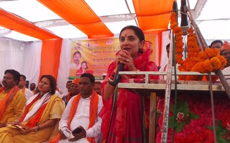 ।। ବି.ଜେ.ପି.ର ନିର୍ବାଚନୀ ସଭା ।।