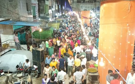 ।। मनौरी बाजार में कन्या भोज के साथ श्री हनुमान जी का विशाल भंडारा संपन्न ।।