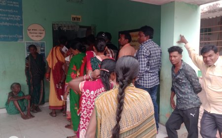 ।। ଗୋବିନ୍ଦପୂର୍ ଗ୍ରାମରେ ମେସିନ ଖରାପ ଥିବା ଯୋଗୁଁ ଭୋଟରଙ୍କୁ ଭୋଟ ଦେବାରେ ବାଧା ।।