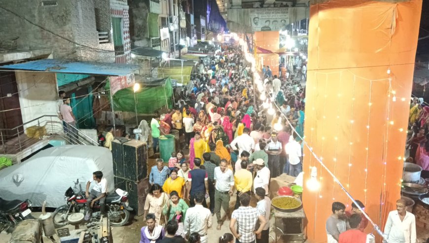 ।। मनौरी बाजार में कन्या भोज के साथ श्री हनुमान जी का विशाल भंडारा संपन्न ।।