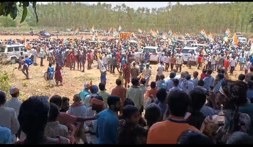 ।। ଜନ ସମୁଦ୍ର ମଧରେ ଭୂପେଶ ବାଘେଲଙ୍କ ନିର୍ବାଚନୀ ପ୍ରଚାର କାଶୀପୁର ।।