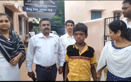 ।। ବାରିପଦା ଉପକଣ୍ଠ ଢ଼ାବା ରୁ ଜଣେ ମୁକ ଓ ବଧିର ଦିବ୍ୟାଙ୍ଗ ନାବାଳକ ଙ୍କୁ ଜିଲ୍ଲା ଆଇନ ସେବା ପ୍ରାଧିକରଣ ଅଧିକାରୀ ମାନଙ୍କ ଦ୍ଵାରା ଉଦ୍ଧାର ।।