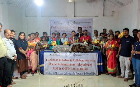 ।। ଏଆଇଏଫଟି ପକ୍ଷରୁ ଭିନ୍ନକ୍ଷମ ମାନଙ୍କୁ ଛତୁ ଚାରା ବଣ୍ଟନ ଓ ତାଲିମ କାର୍ଯ୍ୟକ୍ରମ ।।