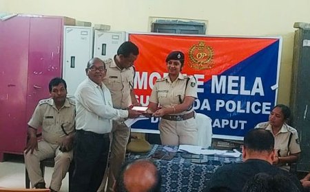 ।।ସୁନାବେଡ଼ା ଉପଖଣ୍ଡ ଆରକ୍ଷୀ ଅଧିକ୍ଷକ ମନୋବ୍ରତା ଶତପଥି ଦ୍ଵାରା ମୋବାଇଲ ମେଳା ଅନୁଷ୍ଠିତ:  ୧୪ଗୋଟି ଜବତ ମୋବାଇଲ ପ୍ରକୃତ ମାଲିକଙ୍କୁ ହସ୍ତାନ୍ତର ।।