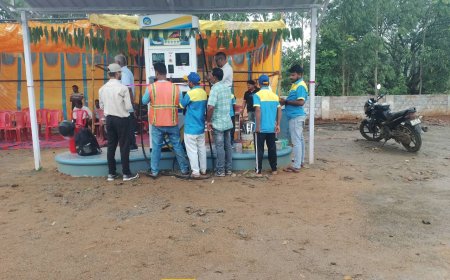 ।।  କୁମାର କାନି ସ୍ଥିତ ଗୁଲ୍ମୀ ନାଲା ନିକଟରେ ନୂତନ ଭାରତ ପେଟ୍ରୋଲ ପମ୍ପ  ଖୋଲିଲା ।।