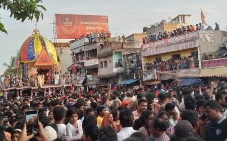 ।। 50 ବର୍ଷ ପୂର୍ତ୍ତି ଉପଲକ୍ଷେ ମହିଳା ରଥ ଟାଣିଲେ ଓଡ଼ିଶାର  ଉପମୁଖ୍ୟମନ୍ତ୍ରି ପ୍ରତିଭା ପରିଡ଼ା ।।