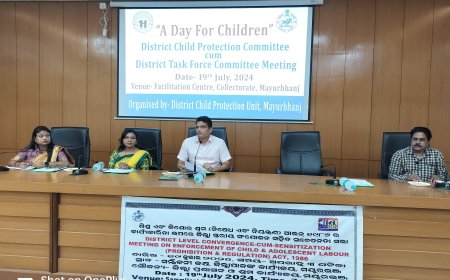 `।। ଜିଲ୍ଲା ଶିଶୁ ସୁରକ୍ଷା କମିଟି ତଥା ଶିଶୁ ମାନଙ୍କ ପାଇଁ ଦିନଟିଏ କାର୍ଯ୍ୟକ୍ରମ ସମ୍ବନ୍ଧୀୟ ବୈଠକ ତଥା  କର୍ମଶାଳା ଅନୁଷ୍ଠିତ`।।