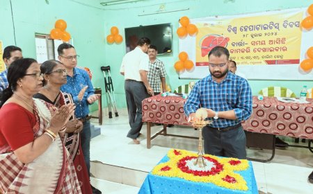 ବାରିପଦା ଠାରେ ବିଶ୍ୱ ହେପାଟାଇଟିସ ଦିବସ ପାଳନ