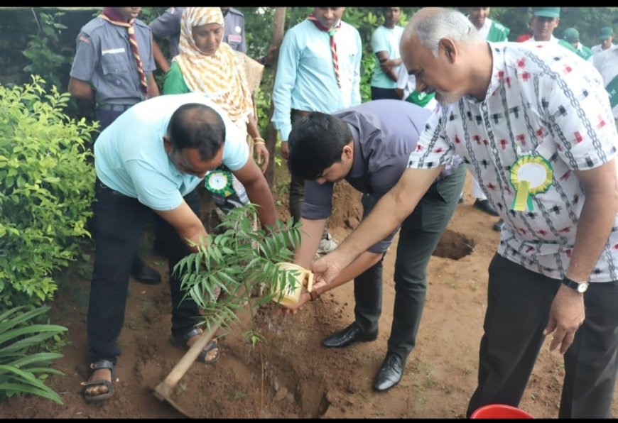 ।। ନବଜ୍ୟୋତି ବିଦ୍ୟାଳୟରେ ବନମହୋତ୍ସବ ଅନୁଷ୍ଠିତ ।।