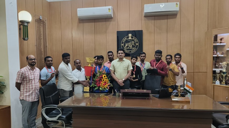 ରାଜ୍ୟସ୍ତରୀୟ ଉଶୁ ପ୍ରତିଯୋଗିତାରେ ମୟୂରଭଞ୍ଜ ଜିଲ୍ଲାକୁ ଦଳଗତ ୩ୟ ପୁରସ୍କାର: ଜିଲ୍ଲାରେ ଉଶୁ ଖେଳର ପ୍ରସାର ପାଇଁ ଅଧିକ ଗୁରୁତ୍ୱ ଦେବ ପ୍ରଶାସନ: ଜିଲ୍ଲାପାଳ