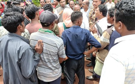 ।। ସେରୁବନ୍ଦ ପର୍ବତ ଖଣି ଖନନର ଶୁଭାରମ୍ଭକୁ ନେଇ ଅଞ୍ଚଳବାସୀଙ୍କ ତୀବ୍ର ବିରୋଧ ।।