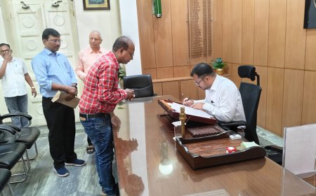 ।। କାର୍ଯ୍ୟରେ ଯୋଗଦାନ କଲେ ମୟୂରଭଞ୍ଜର ନୂତନ ଜିଲ୍ଲାପାଳ ଶ୍ରୀ ହେମ କାନ୍ତ ସଏ ।।