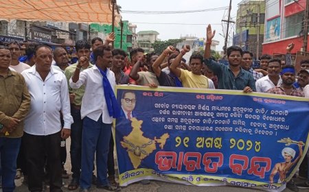 ଆରକ୍ଷଣ ବିରୋଧି ରାୟ ପ୍ରତିବାଦରେ ନୂଆପଡା ଜ଼ିଲ୍ଲା ସମ୍ପୂର୍ଣ ବନ୍ଦ