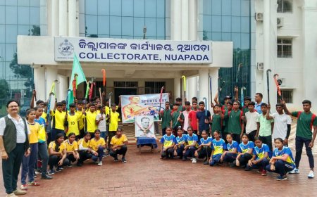 ନୂଆପଡା ରେ ଜାତୀୟ କ୍ରୀଡା ଦିବସ ଉପଲକ୍ଷେ ସଚେତନତା ରେଲି ଅନୁଷ୍ଠିତ
