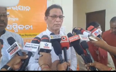 ।। ବିଜେପି ଜିଲ୍ଲା କାର୍ଯ୍ୟାଳୟରେ ସାମ୍ମିଳନୀ ।।