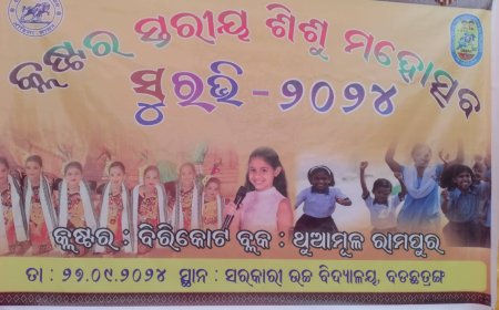 ।। କ୍ଲଷ୍ଟର ସ୍ତରୀୟ ଶିଶୁ ମହୋତ୍ସବ ସୁରଭି 2024 ।।