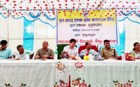 ।। ସିନାପାଲି ପଞ୍ଚାୟତ ସମିତି ସମ୍ମିଳନୀ କକ୍ଷଠାରେ ଜିଲ୍ଲାପାଳଙ୍କ ଯୁଗ୍ମ ଅଭିଯୋଗ ଶୁଣାଣି ଶିବିର ଅନୁଷ୍ଠିତ ।।