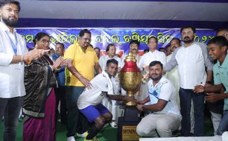 ।। ରାଜ୍ୟ ସ୍ତରୀୟ ସାହାଣୀ କପ - ୨୦୨୪  ମୟୁରଭଞ୍ଜକୁ ହରାଇ ବରଗଡ ଚମ୍ପିୟାନ ।।